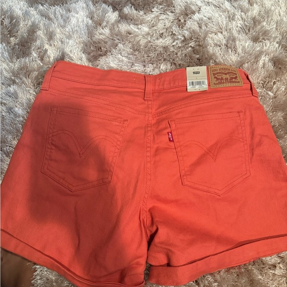Levi's Vibrant Red Shorts - Picture 3 of 6